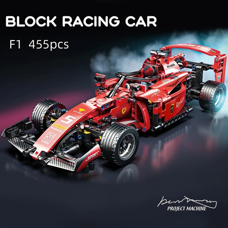 Toylinx F1 RC Race Cars Building Sets MOC Remote Control Car Building Blocks Cool Collectible Model Car Kits Building Toys