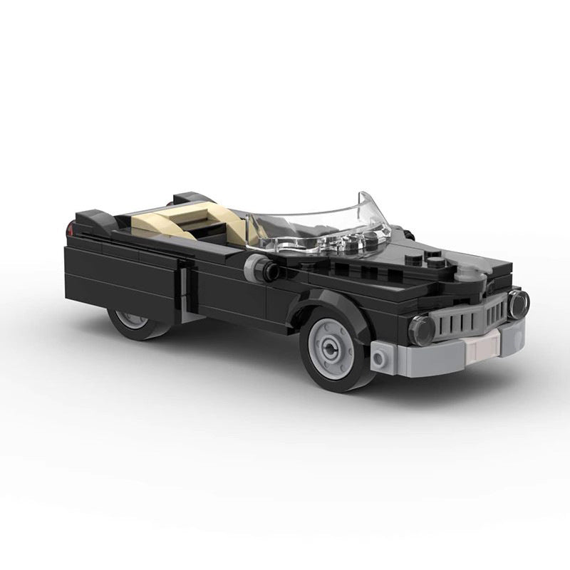 MOC-93121 Building Blocks Domestic Small Particles Cadillac Wood Ornaments