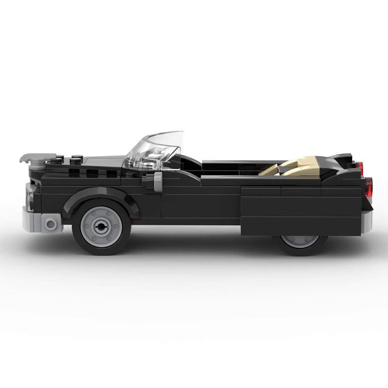 MOC-93121 Building Blocks Domestic Small Particles Cadillac Wood Ornaments