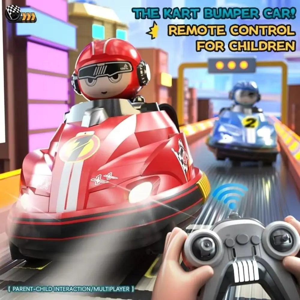 New Parent-Child Interaction RC Battle Bumper Car Toy Music Light Karting Toy Collision Two-Man Battle RC Battle Game