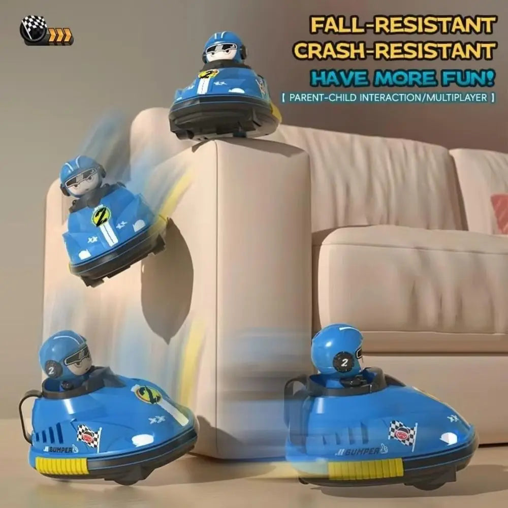 New Parent-Child Interaction RC Battle Bumper Car Toy Music Light Karting Toy Collision Two-Man Battle RC Battle Game
