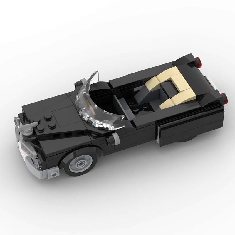 MOC-93121 Building Blocks Domestic Small Particles Cadillac Wood Ornaments
