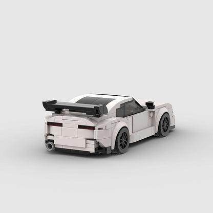Building Blocks Suitable for Japanese GTR Sports Car Series Boys 8 Grids
