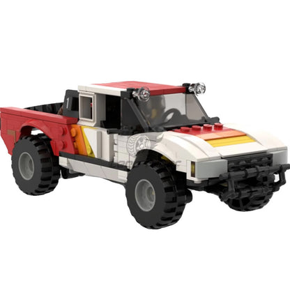 Compatible with Small Particles Diy Assembled Building Block Toys Truck Trolley Model Gift Decoration