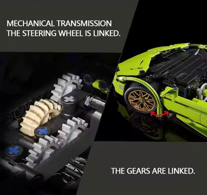 Racing  super 🤩 car  technical building Blocks