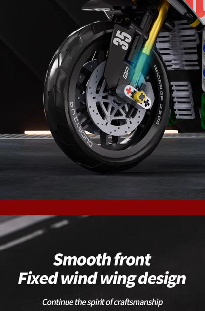 Motorcycle🛵 Building Set 1:10 Model Kit version 2