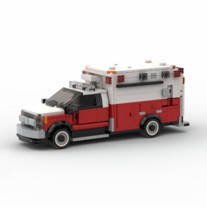 York Ambulance Creative Technological Blocks Splicing